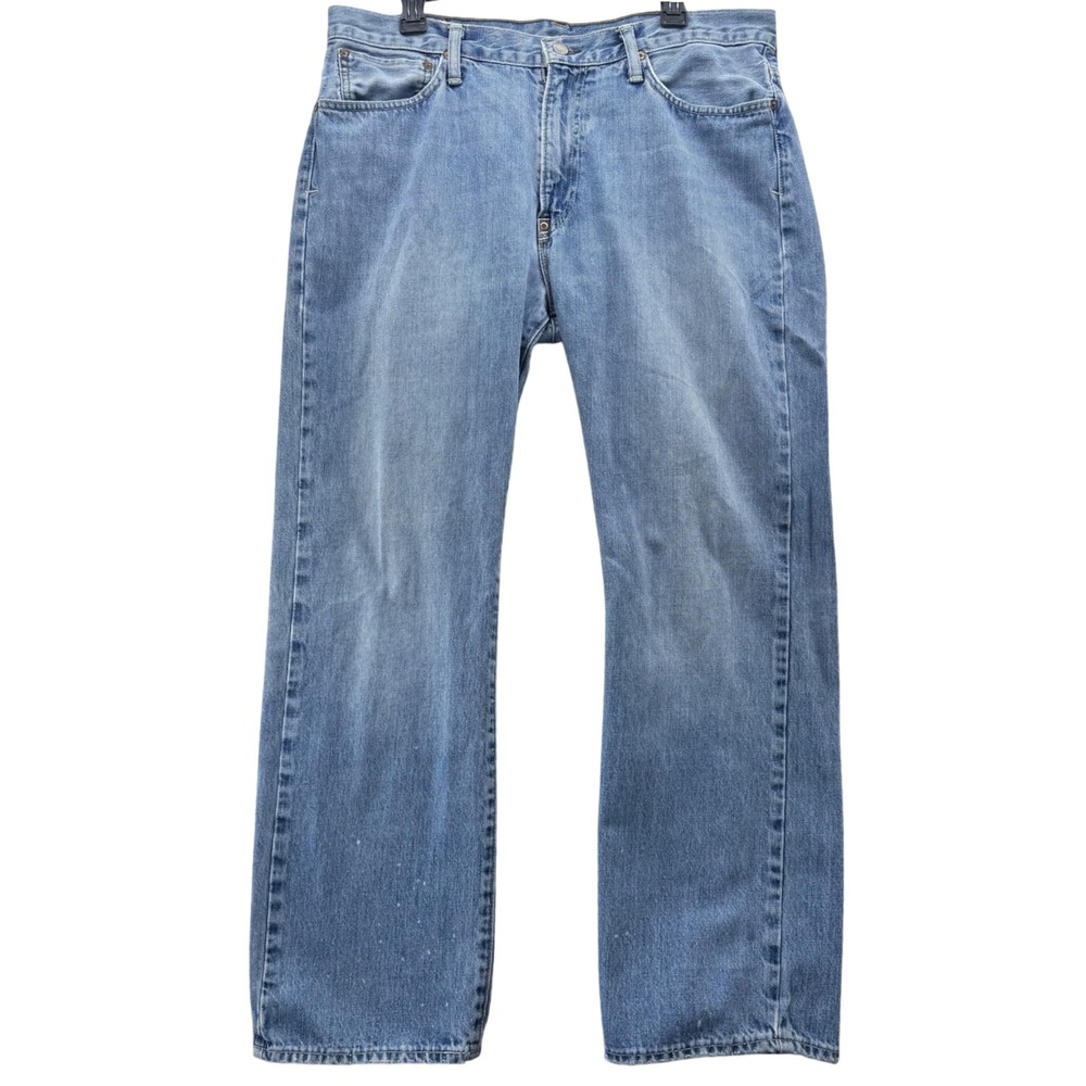 Polo Ralph Lauren Men's 36x30 Vintage 67 Jeans Light Wash Blue Denim Cotton